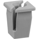 M4.2 Gray Nylon Liftgate Trim Panel Screw Grommet, 7mm Hole, 9.5mmx9.5mm Head