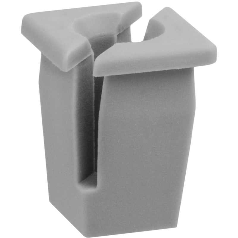 M4.2 Gray Nylon Liftgate Trim Panel Screw Grommet, 7mm Hole, 9.5mmx9.5mm Head