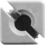 M4.2 Gray Nylon Liftgate Trim Panel Screw Grommet, 7mm Hole, 9.5mmx9.5mm Head