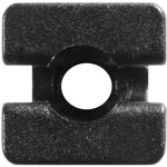 M3.5 Black Nylon Liftgate Grommet Nut, 7mm Square Hole, 9mmx9mm Head