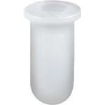 5.5mm White Nylon Emblem Grommet, 7mm Head