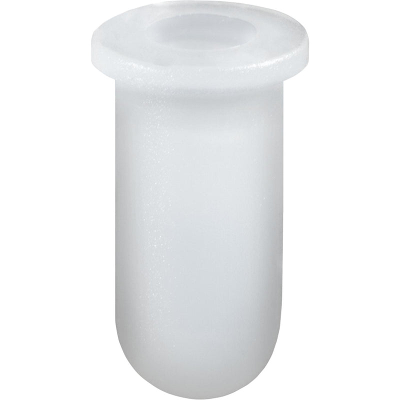 5.5mm White Nylon Emblem Grommet, 7mm Head