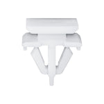 10mmx12mm White Nylon Molding Clip Lower Door