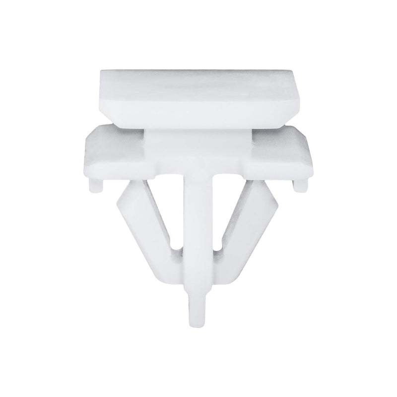 10mmx12mm White Nylon Molding Clip Lower Door