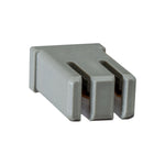 Gray Mcase Slotted 15 Amp Fuse
