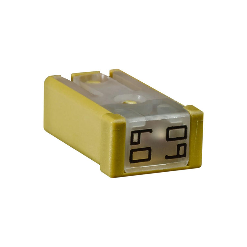 Yellow Mcase Slotted 60 Amp Fuse