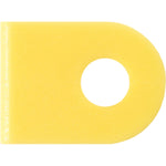 M5 Yellow Nylon Bumper Cover U-Nut, Panel 2.5mmMax.