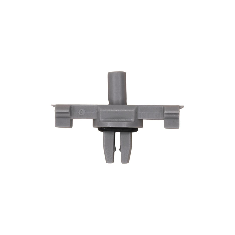 5mm Squarex6mm Gray Nylon Push-Type Exterior Retainer, 9mmx22mm Head