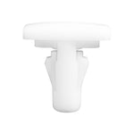 10mmx20mm White Nylon Glass Channel Guide Retainer, 11.6mmx26.5mm Head