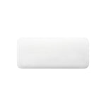 10mmx20mm White Nylon Glass Channel Guide Retainer, 11.6mmx26.5mm Head