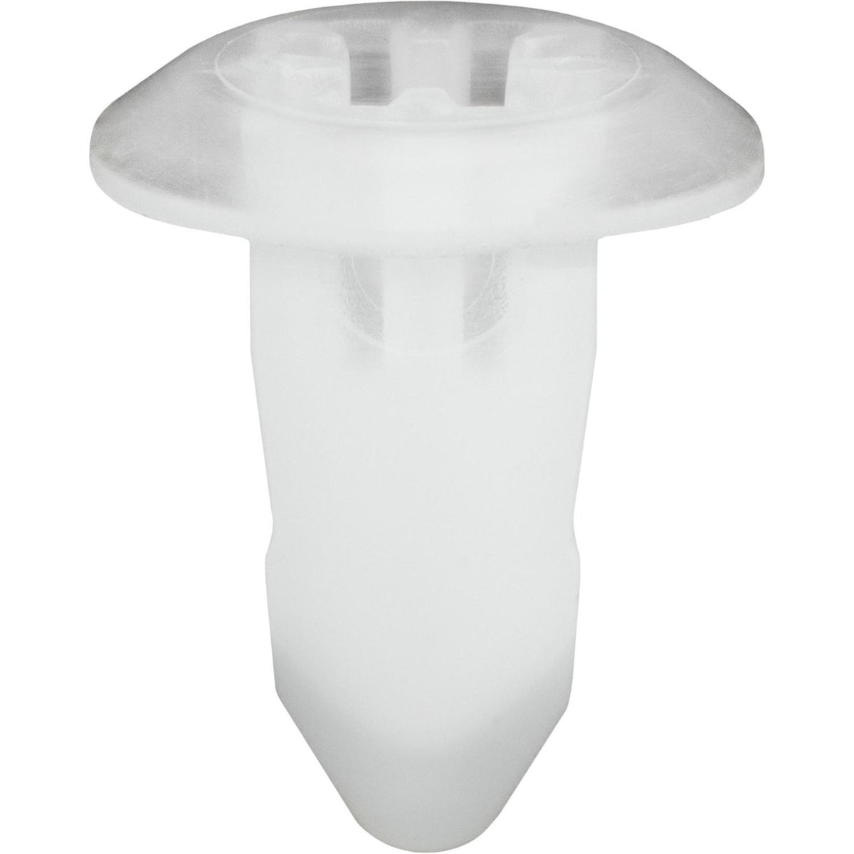 M4.2 White Nylon Rocker Molding Screw Grommet, 7.5mm Hole, 14.5mm Head