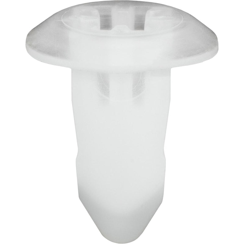 M4.2 White Nylon Rocker Molding Screw Grommet, 7.5mm Hole, 14.5mm Head