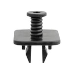 8mmx9mm Black Nylon Push-Type Bumper Diffuser Retainer, 18mmx25mm Head
