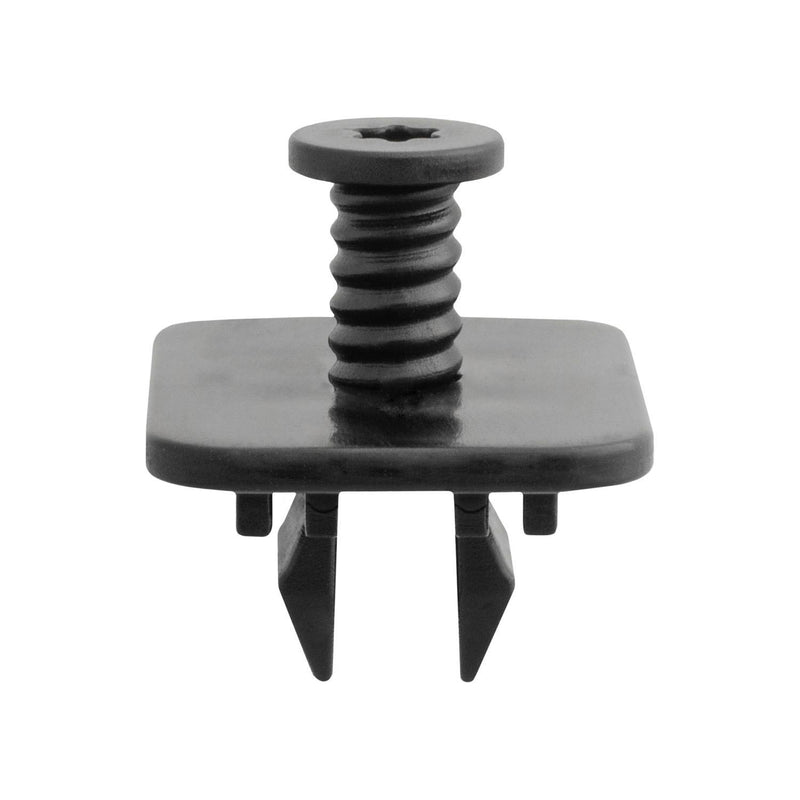 8mmx9mm Black Nylon Push-Type Bumper Diffuser Retainer, 18mmx25mm Head