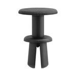 8mmx12mm Black Nylon Push-Type Retainer, 13mm Head