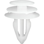 9.5mmx16mm White Nylon Liftgate Trim Retainer, 18mm Head