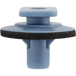 6mmx10mm Blue Nylon Molding Clip Liftgate Retainer with Sealer, 19mm Head