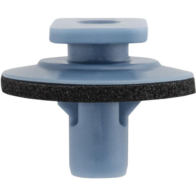 6mmx10mm Blue Nylon Molding Clip Liftgate Retainer with Sealer, 19mm Head