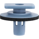 6mmx10mm Blue Nylon Molding Clip Liftgate Retainer with Sealer, 19mm Head