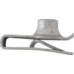 M6-1.0 Zinc Organic Metric Extruded U-Nut with Locking Thread, Panel 0.5mm-2.3mm