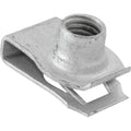 M8-1.25 Zinc Organic Metric Extruded U-Nut, Panel 0.8mm-4.0mm