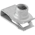 M8-1.25 Zinc Organic Metric Extruded U-Nut, Panel 0.8mm-4.0mm