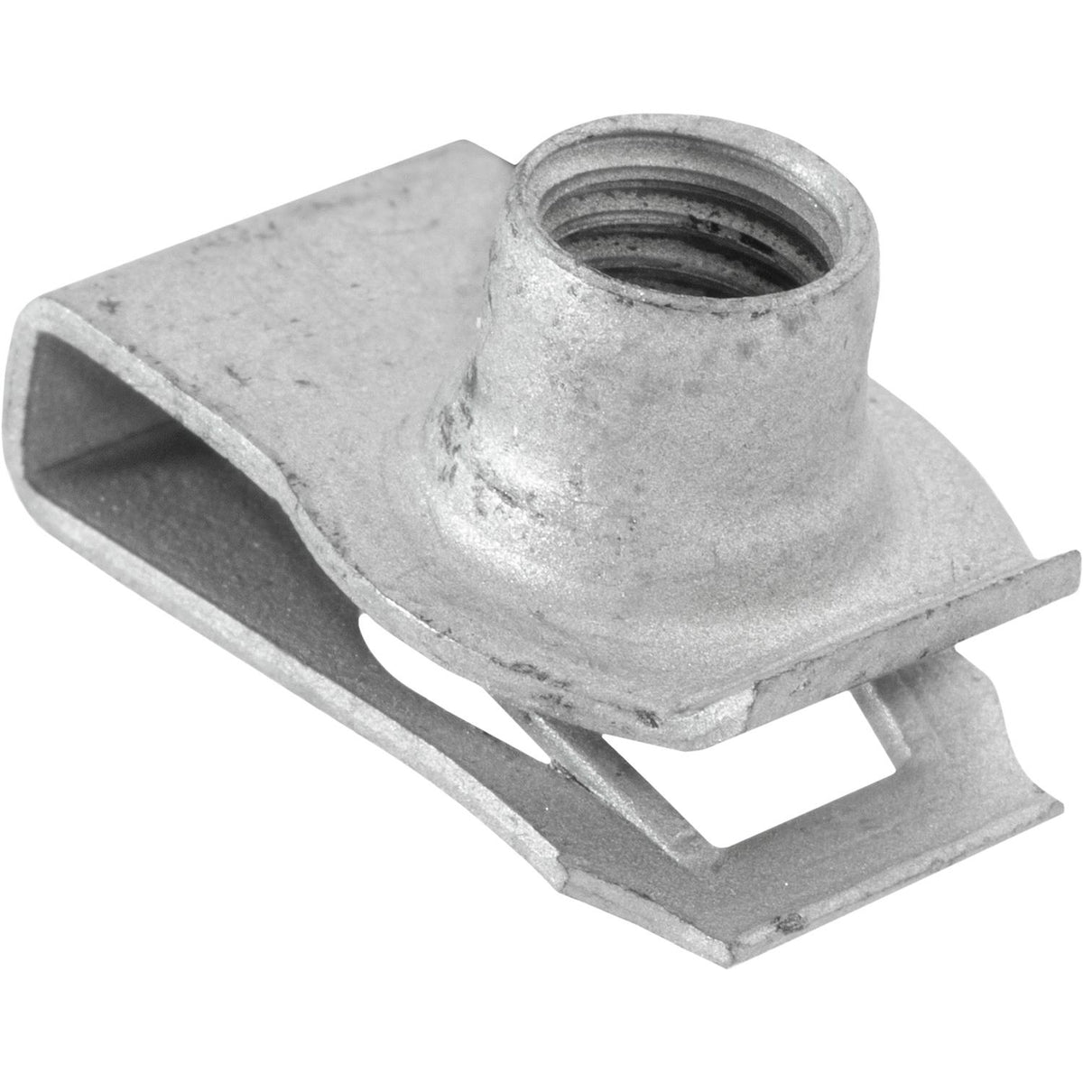 M8-1.25 Zinc Organic Metric Extruded U-Nut, Panel 0.8mm-4.0mm