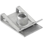 M6-1.0 Zinc Organic Metric Extruded U-Nut, Panel 0.5mm-4.00mm