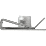 M6-1.0 Zinc Organic Metric Extruded U-Nut, Panel 0.5mm-4.00mm