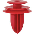 9mmx15mm Red Nylon Trim Panel Retainer, 18mm Head