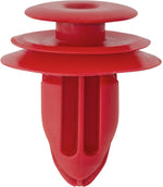 9mmx15mm Red Nylon Trim Panel Retainer, 18mm Head