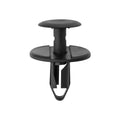 8mmx19mm Black Nylon Rocker Molding Push-Type Retainer, 25mm Head