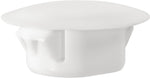 8mm White Nylon Hole Plug Wheel Liner Body, 16mm Head