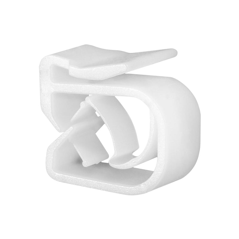 19mm White Nylon Clip Tubing Support