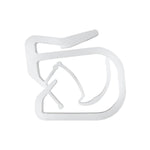 19mm White Nylon Clip Tubing Support