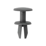 8mmx13mm Gray Nylon Trim Push-Type Retainer, 15.5mm Head