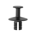 6.3mmx8mm Black Nylon Push-Type Cowl Grille & Fuel Tank Strap Retainer, 15mm Head