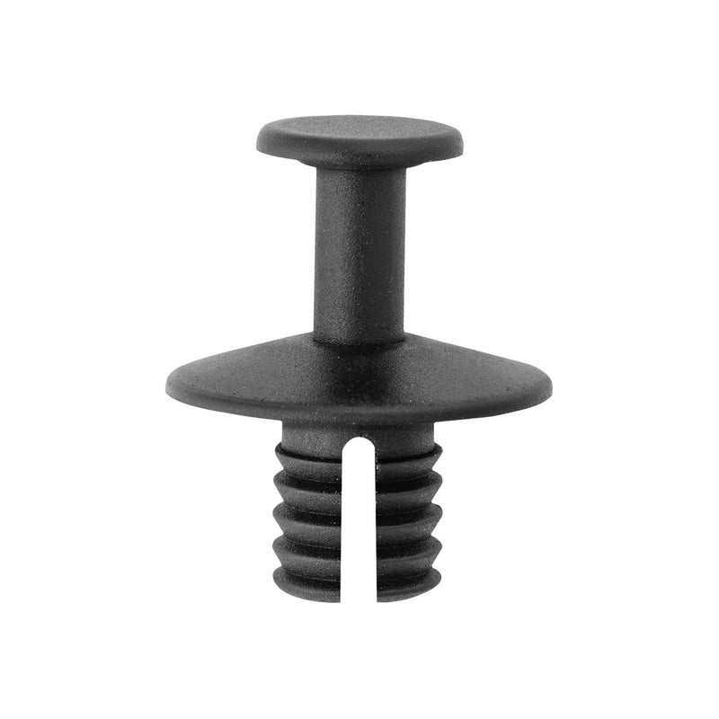 6.3mmx8mm Black Nylon Push-Type Cowl Grille & Fuel Tank Strap Retainer, 15mm Head