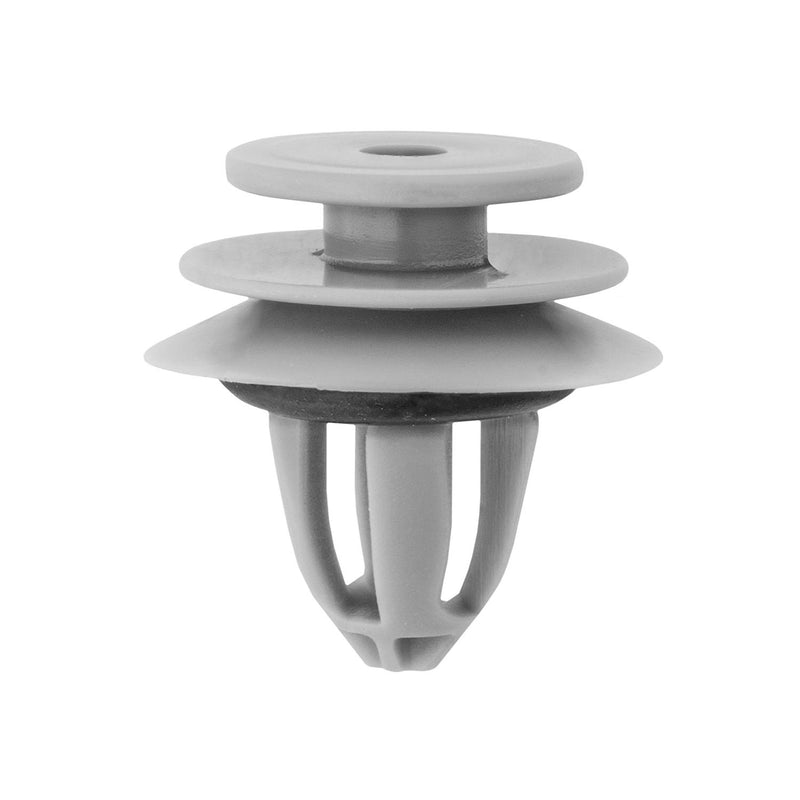 9.5mmx12.5mm Gray Nylon Molding Retainer Rocker Clip with Sealer, 18mm Head