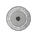 9.5mmx12.5mm Gray Nylon Molding Retainer Rocker Clip with Sealer, 18mm Head