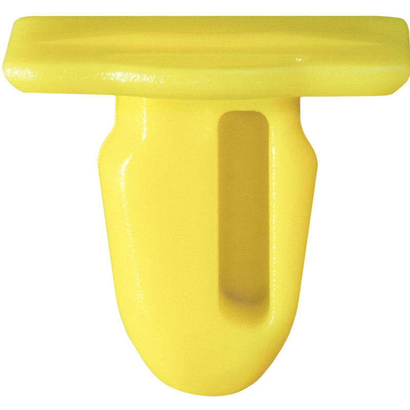 6mmx10mm Yellow Nylon Door Sill Clip, 9mmx12mm Head