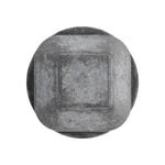 10mm Square Black Rubber License Plate Bumper, 15mm OD