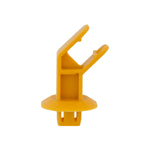 7mmx10mm Yellow Nylon Hood Prop Rod Clip