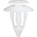 11.5mmx19mm White Nylon Upper Quarter Trim Retainer, 19mm Head