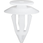 11.5mmx19mm White Nylon Upper Quarter Trim Retainer, 19mm Head