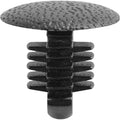 8mmx12mm Black Nylon Sun Visor Hinge Cover Retainer, 14mm Head