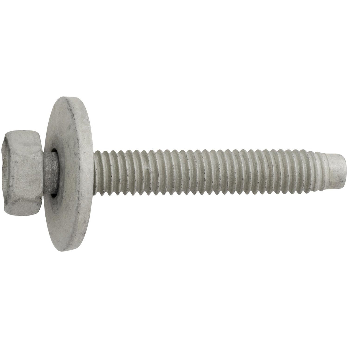 M6-1.0x40mm Hex Head SEMS Body Bolt, Dog Point, 20mm Washer, Zinc
