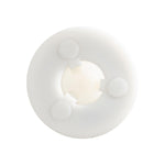 8mmx14.5mm White Nylon Tail Lamp Grommet with Sealer, 18mm Head