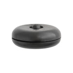 Black Nylon Seat Belt Stop Button
