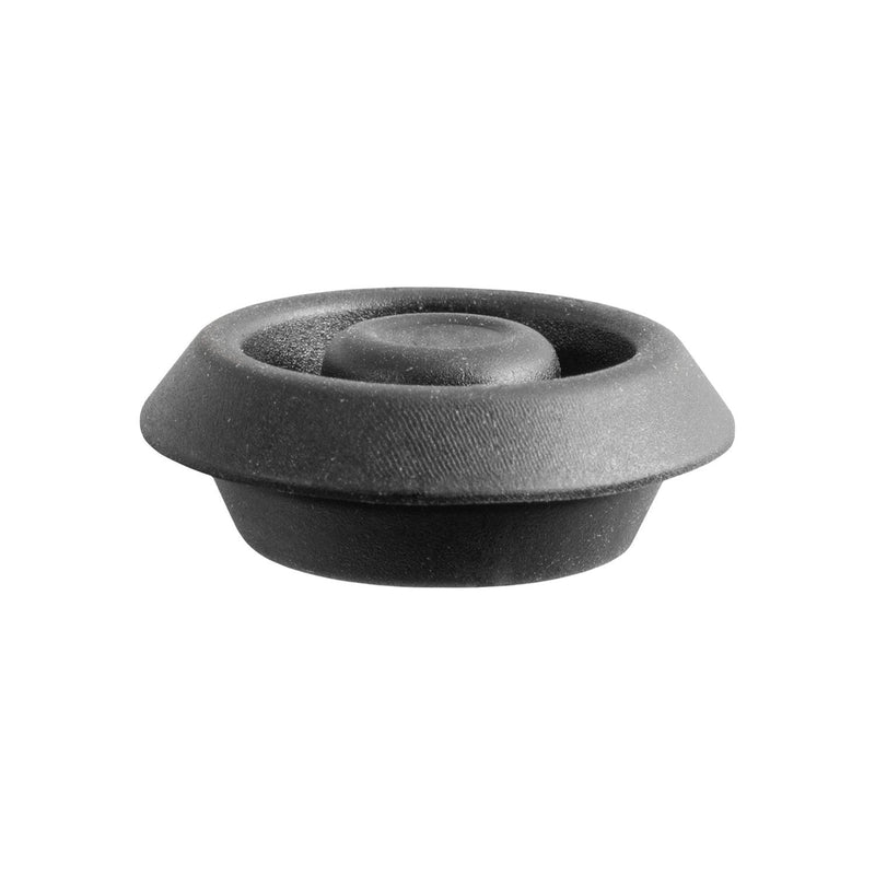 16mm Black Nylon Plug Hole, 22mm Head